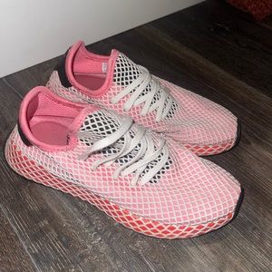 Adidas pink sneakers